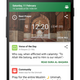 Sample screen from an Islamic prayer app